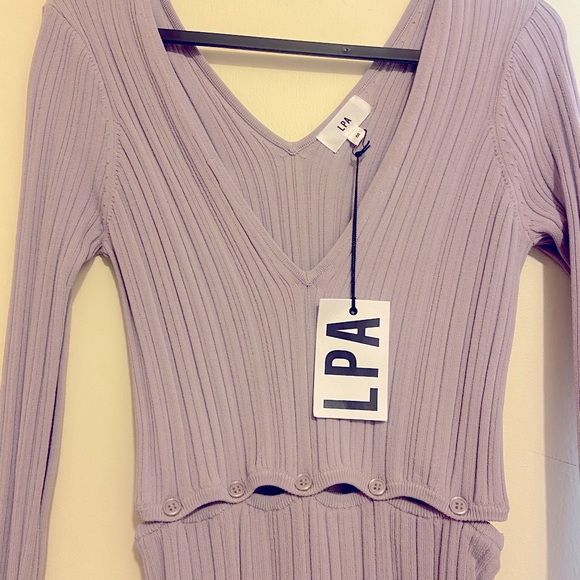 REVOLVE Delaire Button Off Midi Dress in Dusty Purple
LPA Size M - Picture 8 of 8